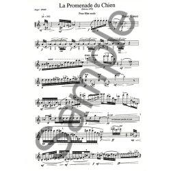 Gieco Enzo La Promenade Du Chien Flute Solo Book