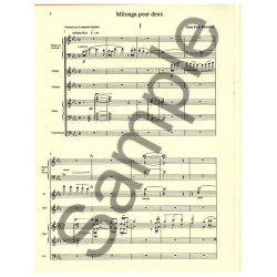 Mosalini Juan Milonga Pour Deux Bandonion Or Accordion Score/Parts