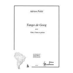 Politi Tango De Goog Voix (Malavia) Voice Flute Guitar Score/Parts