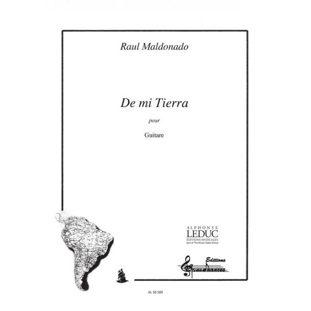 Maldonado Raul De Mi Tierra Dos Bailecitos Guitar Book