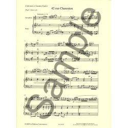 Gieco Enzo 42 Rue De Charenton Saxophone & Piano Book