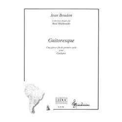 Boudon Jean Guitaresque 5 Pieces Guitar Book