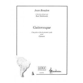 Boudon Jean Guitaresque 5 Pieces Guitar Book
