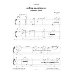 Jolas: Calling-ec.calling-ec pour 2 pianos