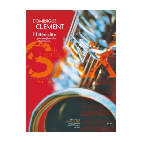Clément D.: Hétéroclite (6') (9e) (collection vent de sax) pour saxophone alto et percussion