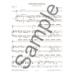 Druelle: M&eacute;tronomia & twist Eug&egrave;ne (cycle 1) (1'50''/1'40'') 2 pi&egrave;ces pour batterie et piano