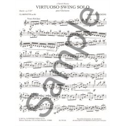 Ghidoni: Virtuoso swing solo (3'30'') pour clarinette si b seule