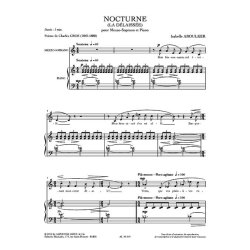 Aboulker: Nocturne (la d&eacute;laiss&eacute;e) (3') pour mezzo-soprano et piano (po&egrave;me de C. Cros)