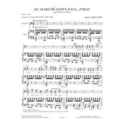 Aboulker: Au march&eacute; Saint-Paul, j'irai (3') pour baryton et piano (po&egrave;me G. Nouveau)