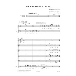 Richard Dubugnon: Adoration De La Croix (Vocal Score)