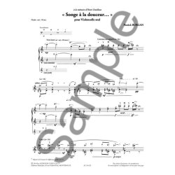 Patrick Burgan: Songe &Agrave; La Douceur (Cello)