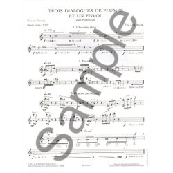 Ledeuil: Trois dialogues de plumes et un envol (3e) (2'20'') pour fl&ucirc;te seule