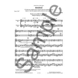 Lauba Massai 14e Etude Duo Avec Saxophone Book/Cd