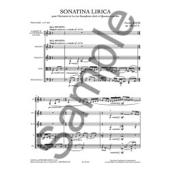 Bacri Sonatina Lirica Op.108 No1b Divers Quintet Book