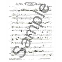 Ghidoni: Jazzy flute challenge (10') pour fl&ucirc;te et piano