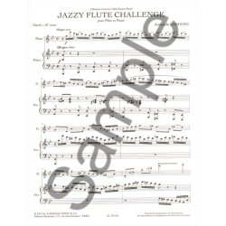 Ghidoni: Jazzy flute challenge (10') pour fl&ucirc;te et piano
