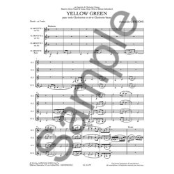 Armando Ghidoni: Yellow Green (Clarinet Quartet)