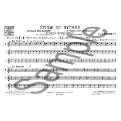 Georges Dandelot: Studies For Rhythm (Book/Download Card)