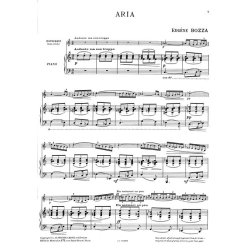 Eug&egrave;ne Bozza: Aria (Book/Download Card)