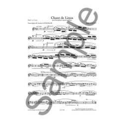 Andr&eacute; Jolivet, Chant De Linos For Soprano Saxophone And Piano