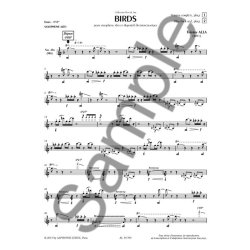 Thierry Alla: Birds For Alto Saxophone And Electroacoustics (Book/Download Card)
