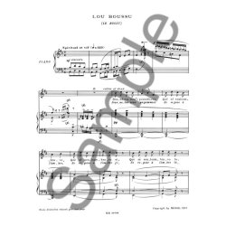 Joseph Canteloube: Chants D&rsquo;Auvergne (Selected By F. Le Roux) (Book/Online Audio)