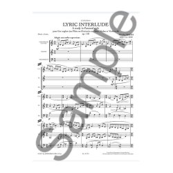 Nicolas Bacri: Lyric Interlude - Pour Cor Anglais (Ou Fl&ucirc;te, Ou Clarinette, Ou Alto), Violon Et Violoncelle