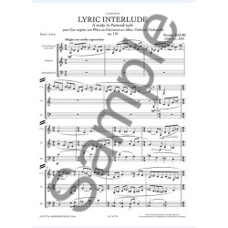 Nicolas Bacri: Lyric Interlude - Pour Cor Anglais (Ou Fl&ucirc;te, Ou Clarinette, Ou Alto), Violon Et Violoncelle