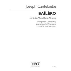 Joseph Canteloube: Ba&iuml;l&egrave;ro (From Chants d'Auvergne) Arranged By James Davy