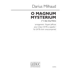 Darius Milhaud: O Magnum Mysterium (arr. Jeffcoat)