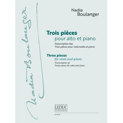 Nadia Boulanger: Trois Pi&egrave;ces Pour Alto Et Piano