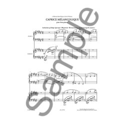 Reynaldo Hahn: Caprice M&eacute;lancolique Et Autres Pi&egrave;ces Pour Deux Pianos