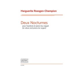 Marguerite Roesgen-Champion: Deux Nocturnes For Oboe And Piano (Or Organ)