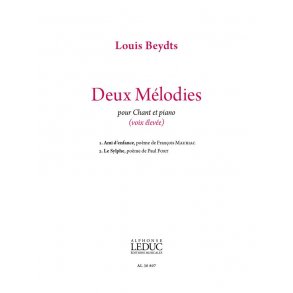 Deux Mélodies pour voix élevée