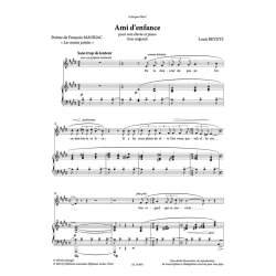 Deux M&eacute;lodies pour voix &eacute;lev&eacute;e