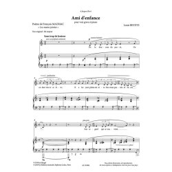 Deux M&eacute;lodies pour voix basse