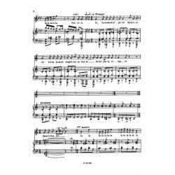 Six chansons fran&ccedil;aises pour chant et piano