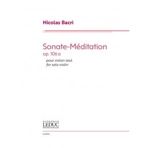 Sonate-Méditation for Solo Violin Op.106a