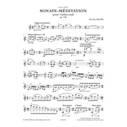 Sonate-M&eacute;ditation for Solo Violin Op.106a