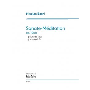 Sonate-Méditation for Solo Viola Op.106b
