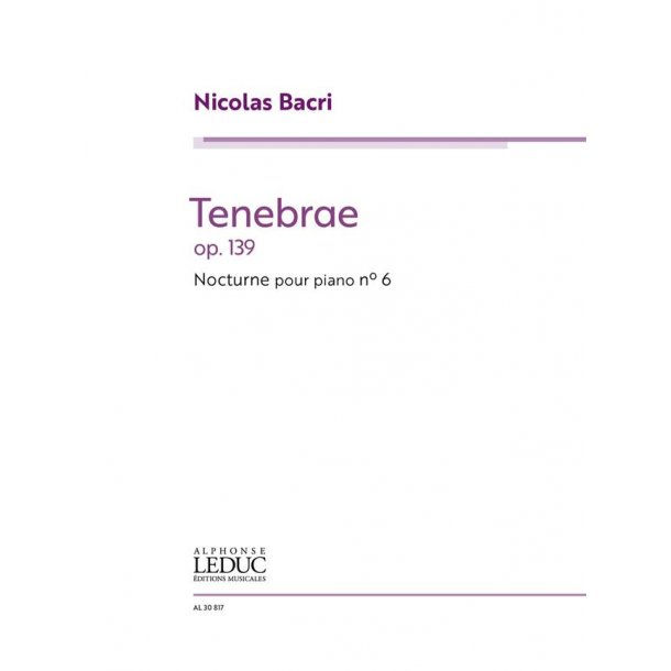 Tenebrae - Nocturne No.6 Op.139