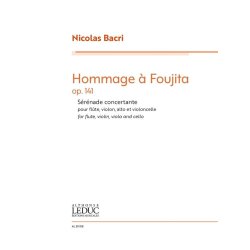 Hommage &agrave; Foujita : for flute, violin, viola and cello