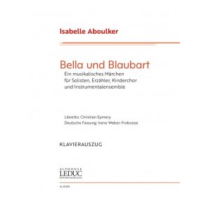 Bella und Blaubart, Vocal score