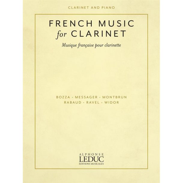 French Music for Clarinet and Piano
