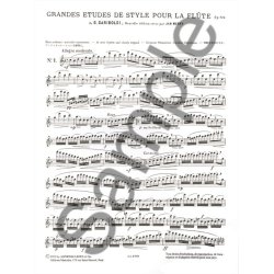 Giuseppe Gariboldi: Grandes Etudes de Style Op.134 (Flute solo)