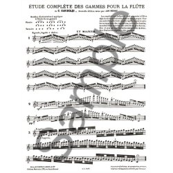 Giuseppe Gariboldi: Etude compl&egrave;te des Gammes Op.127 (Flute solo)