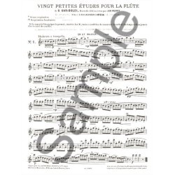 Giuseppe Gariboldi: 20 Petites Etudes Op.132 (Flute solo)