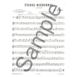 Samie: 60 Etudes Vol.1: Etudes mignonnes Op.31 (Violin solo)