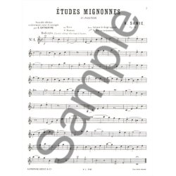 Samie: 60 Etudes Vol.1: Etudes mignonnes Op.31 (Violin solo)