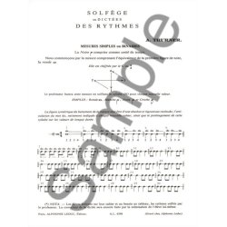 Solfege Ou Dictees Des Rythmes